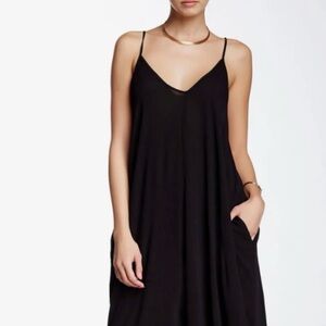 Black Gauze Maxi Dress - M/L